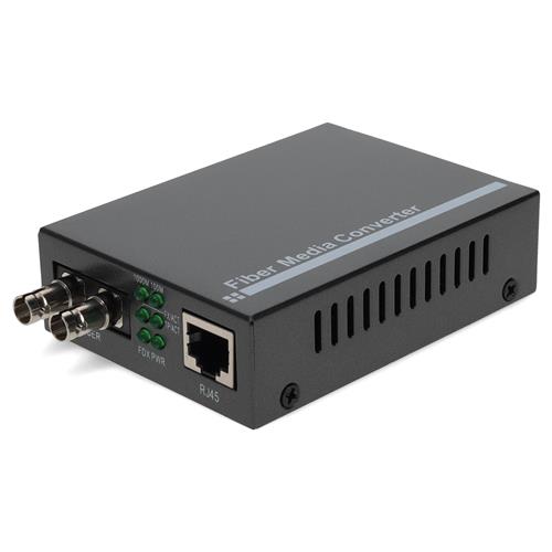 Picture of 10/100Base-TX(RJ-45) to 100Base-LX(ST) SMF 1310nm 20km Media Converter