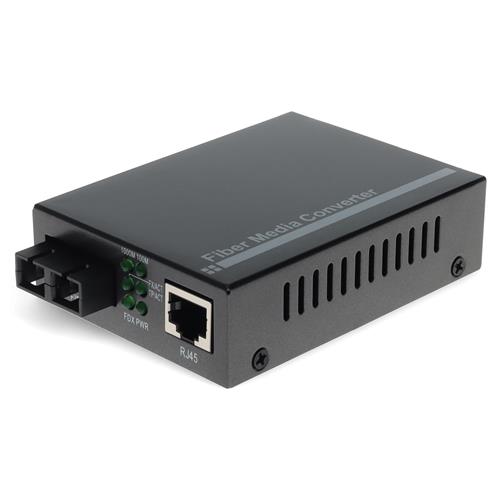 Picture of 10/100Base-TX(RJ-45) to 100Base-FX(SC) MMF 1310nm 2km Media Converter