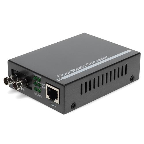Picture of 10/100Base-TX(RJ-45) to 100Base-FX(ST) MMF 1310nm 2km Media Converter