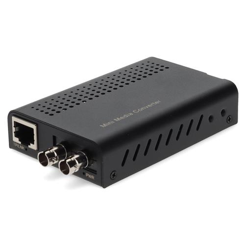 Picture of 10/100Base-TX(RJ-45) to 100Base-FX(ST) MMF 1310nm 2km Mini Media Converter