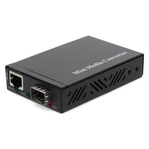 Picture of 10/100Base-TX(RJ-45) to Open SFP Port Mini Media Converter
