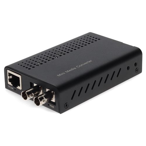 Picture of 10/100Base-TX(RJ-45) to 100Base-SX(ST) MMF 850nm 550m Mini Media Converter