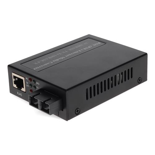 Picture of 10/100Base-TX(RJ-45) to 100Base-FX(SC) MMF 1310nm 2km POE Media Converter