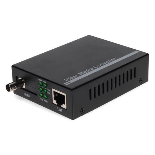 Picture of 10/100/1000Base-TX(RJ-45) to 1000Base-BXD(ST) BiDi SMF 1550nm/1310nm 20km Media Converter