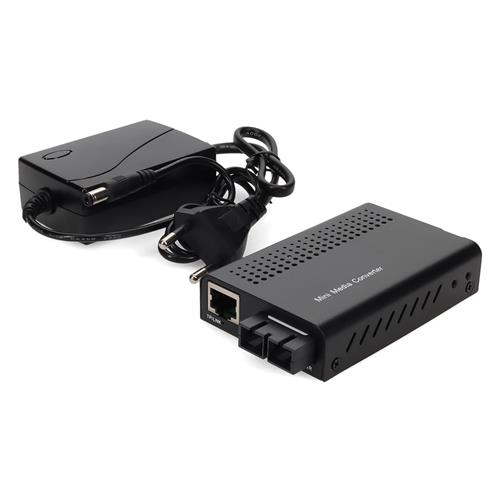 Picture of 10/100/1000Base-TX(RJ-45) to 1000Base-SX(SC) MMF 850nm 550m Mini Media Converter