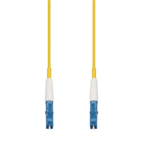 Picture of 0.3m LC to LC Yellow OS2 Simplex LSZH SMF Fiber Patch Cable