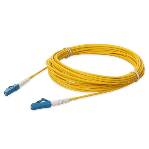 Picture of 0.5m LC to LC Yellow OS2 Simplex LSZH SMF Fiber Patch Cable