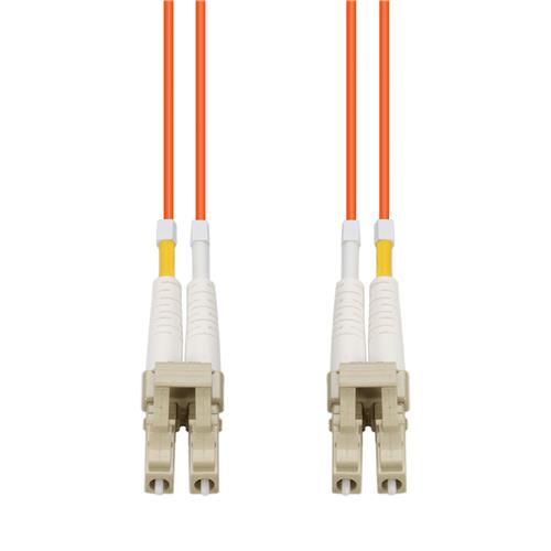 Picture of 10m LC to LC Orange OM1 Duplex OFNP (Plenum-Rated) MMF Fiber Patch Cable