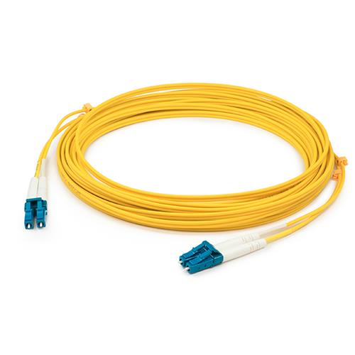 Picture of 125m LC to LC Black OS2 Duplex Armored SMF Fiber Outdoor Patch Cable