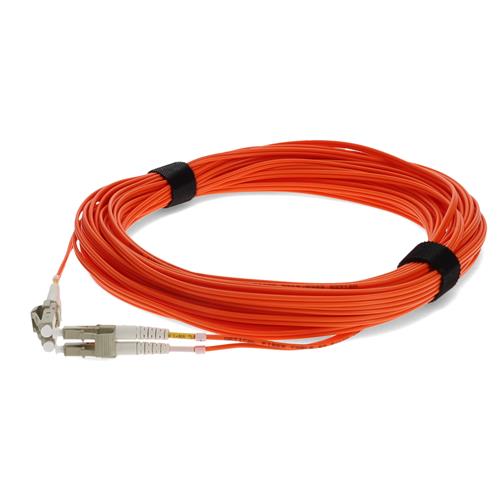Picture of 25m LC to LC Orange OM1 Duplex OFNR (Riser-Rated) MMF Fiber Patch Cable