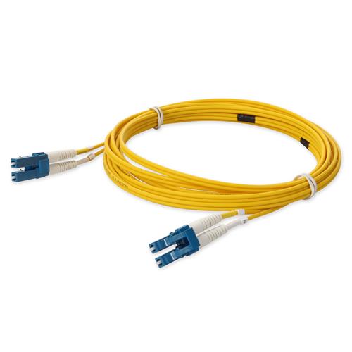Picture of 2m LC to LC Yellow OS2 Duplex OFNP (Plenum-Rated) SMF Fiber Patch Cable