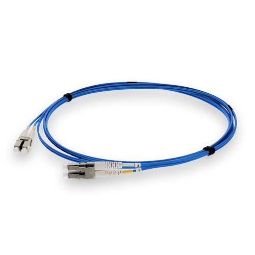 Picture of 3m LC to LC Blue OM2 Duplex OFNR (Riser-Rated) TAA Fiber Patch Cable