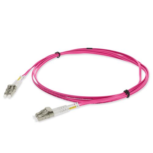 Picture of 3m LC to LC Magenta OM4 Duplex OFNR (Riser-Rated) Fiber Patch Cable