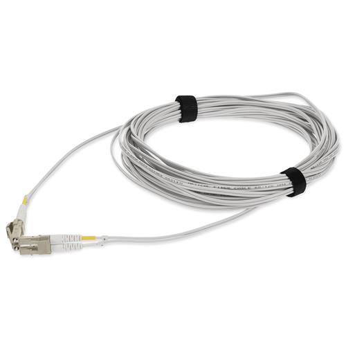 Picture of 3m LC to LC Gray OM4 Duplex OFNP (Plenum-Rated) TAA Fiber Patch Cable