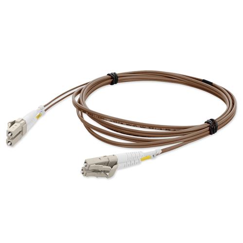 Picture of 3m LC to LC Brown OM1 Duplex OFNR (Riser-Rated) MMF Fiber Patch Cable