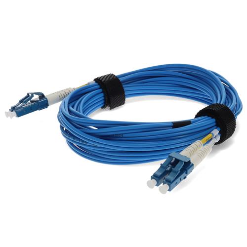Picture of 3m LC to LC Blue OS2 Duplex OFNR (Riser-Rated) TAA SMF Fiber Patch Cable