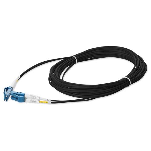 Picture of 3m LC to LC Black OS2 Duplex OFNR (Riser-Rated) SMF Fiber Patch Cable