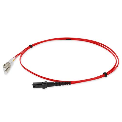 Picture of 3m LC to MT-RJ Red OM1 Duplex OFNR (Riser-Rated) MMF Fiber Patch Cable
