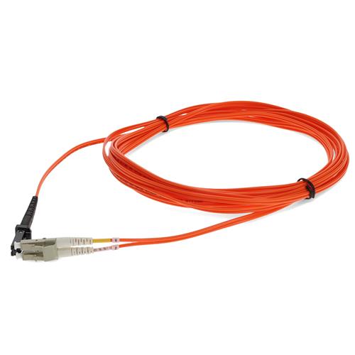 Picture of 10m LC to MT-RJ (Female) Orange OM1 Duplex OFNR (Riser-Rated) MMF Fiber Patch Cable