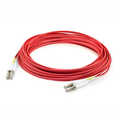 Picture of 5m LC to LC Red OM1 Duplex OFNP (Plenum-Rated) Fiber Patch Cable