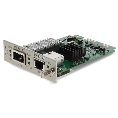 Picture of 10GBase-T RJ-45 & XFP Slot Media Converter Card for our our or Standalone Systems