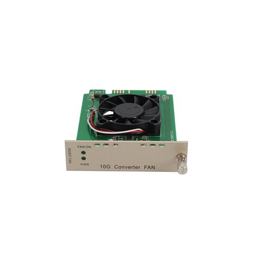 Picture of 40G OEO Media Converter Card (3R Repeater) with 2 Open QSFP+ Slots for our rack or Standalone Systems