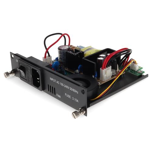 Picture of Chassis for 1G Media Converter, Rack mountable 1U, 12 slots. Dual AC Power Supply, UK Power Supply