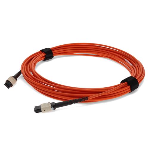 Picture of 5m MPO/UPC to MPO/UPC Orange OM1 OFNR (Riser-Rated) 12-Strand Fiber Patch Cable