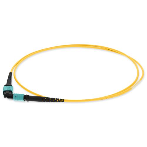 Picture of 6m MPO/UPC to MPO/UPC Yellow OM4 OFNR (Riser-Rated) 12-Strand Fiber Patch Cable