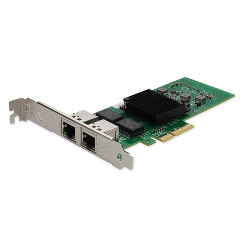 Picture of 10/100/1000Mbs Dual RJ-45 Port 100m PCIe 2.0 x4 Network Interface Card Intel 82576 Chipset