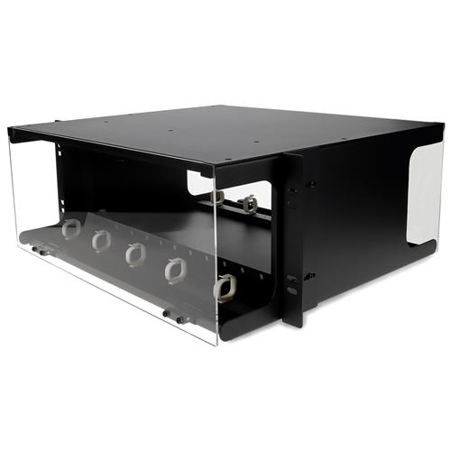 Picture for category 19-inch Patch Panel 4U Chassis with 12 Open LGX Cassette Bays