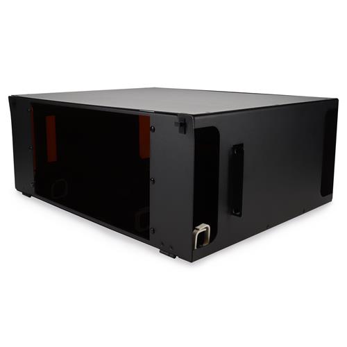Picture for category 19-inch Slide-Out Vertical-Mount Patch Panel 4U Chassis with 12 Open Cassette Bays and Cable Management