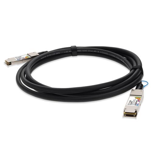 Picture of Alcatel-Lucent Nokia® QSFP-100G-C1M to Mellanox® MCP1600-C001 Compatible TAA Compliant 100GBase-CU QSFP28 to QSFP28 Direct Attach Cable (Passive Twinax, 1m)