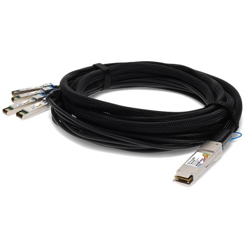 Picture of Palo Alto Networks® PAN-QSFP-DAC-3M to Cisco® SFP-H10GB-CU3M Compatible TAA Compliant 40GBase-CU QSFP+ to 4xSFP+ Direct Attach Cable (Passive Twinax, 3m)