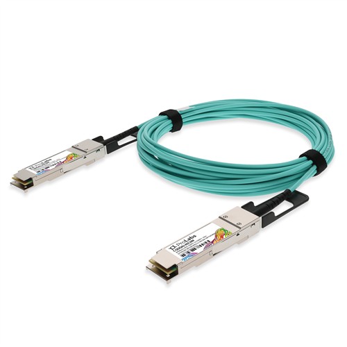 Picture of Extreme Networks® 10315 to Aruba Networks® Compatible TAA 40GBase-AOC QSFP+ to QSFP+ Active Optical Cable (850nm, MMF, 10m)