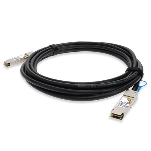 Picture of HP® JG326A to Extreme Networks® 10312 Compatible TAA 40GBase-CU QSFP+ to QSFP+ Direct Attach Cable (Passive Twinax, 1m)