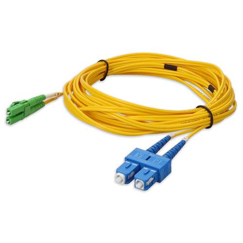 Picture of 2m SC to ALC Yellow OS2 Duplex OFNR (Riser-Rated) SMF Fiber Patch Cable