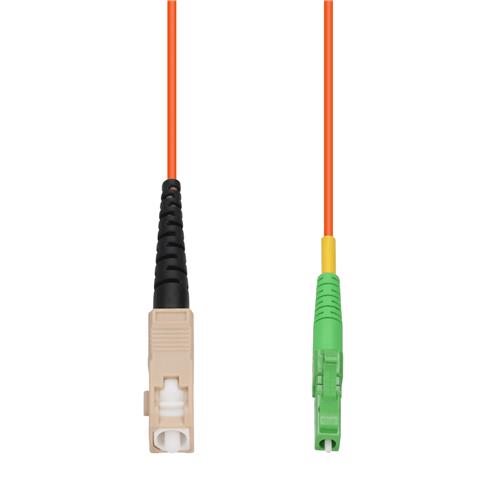 Picture of 4m SC to ALC Orange OM2 Simplex OFNP (Plenum-Rated) Fiber Patch Cable