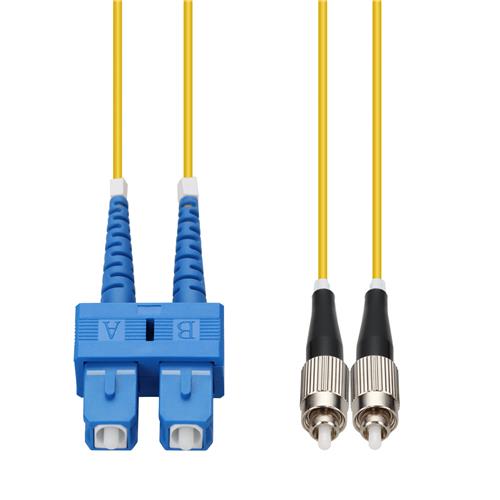 Picture of 10m SC to FC Yellow OS2 Duplex LSZH SMF Fiber Patch Cable