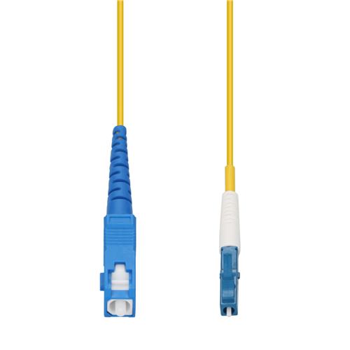 Picture of 10m SC to LC Yellow OS2 Simplex LSZH SMF Fiber Patch Cable