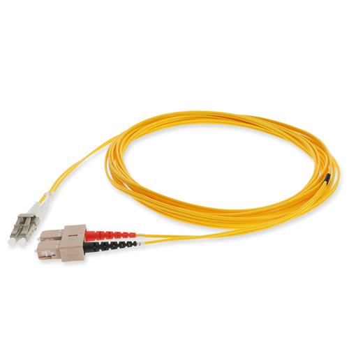 Picture of 3m SC to LC Yellow OM1 Duplex OFNR (Riser-Rated) MMF Fiber Patch Cable