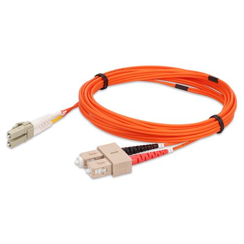 Picture of 3m SC to LC Orange OM1 Duplex LSZH MMF Fiber Patch Cable
