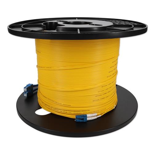 Picture of 90m SC to LC Yellow OS2 Duplex OFNP (Plenum-Rated) SMF Fiber Patch Cable