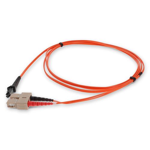 Picture of 50-Pack of 3m SC to MT-RJ Orange OM1 Duplex OFNR (Riser-Rated) TAA MMF Fiber Patch Cables
