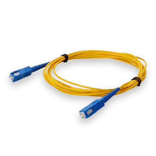 Picture of 0.5m SC to SC Yellow OS2 Simplex OFNR (Riser-Rated) SMF Fiber Patch Cable