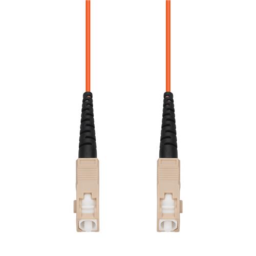 Picture of 100m SC to SC Orange OM1 Simplex OFNP (Plenum-Rated) MMF Fiber Patch Cable