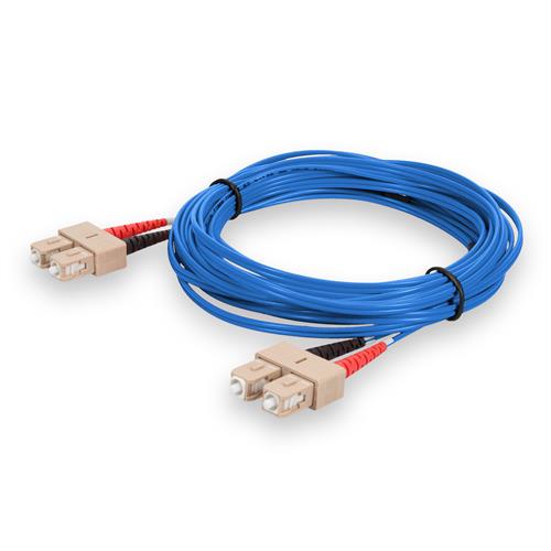 Picture of 10m SC to SC Blue OM1 Duplex OFNR (Riser-Rated) MMF Fiber Patch Cable
