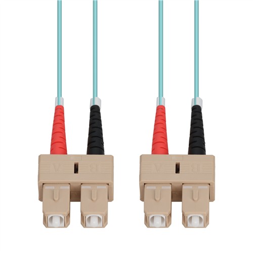 Picture for category 1m SC to SC Violet OM4 Duplex LSZH Fiber Patch Cable