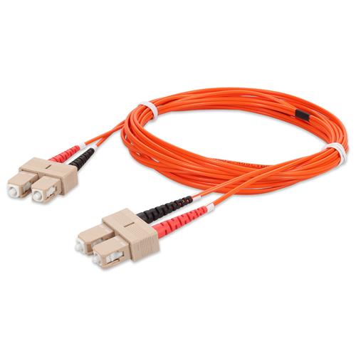 Picture of 2m SC to SC Orange OM2 Duplex OFNR (Riser-Rated) Fiber Patch Cable
