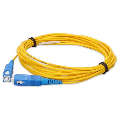 Picture of 3m SC to SC Yellow OS2 Simplex Microboot, Snagless OFNR (Riser-Rated) SMF Fiber Patch Cable
